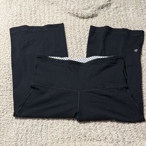 lululemon athletica Classic Black wide leg crop Leggings